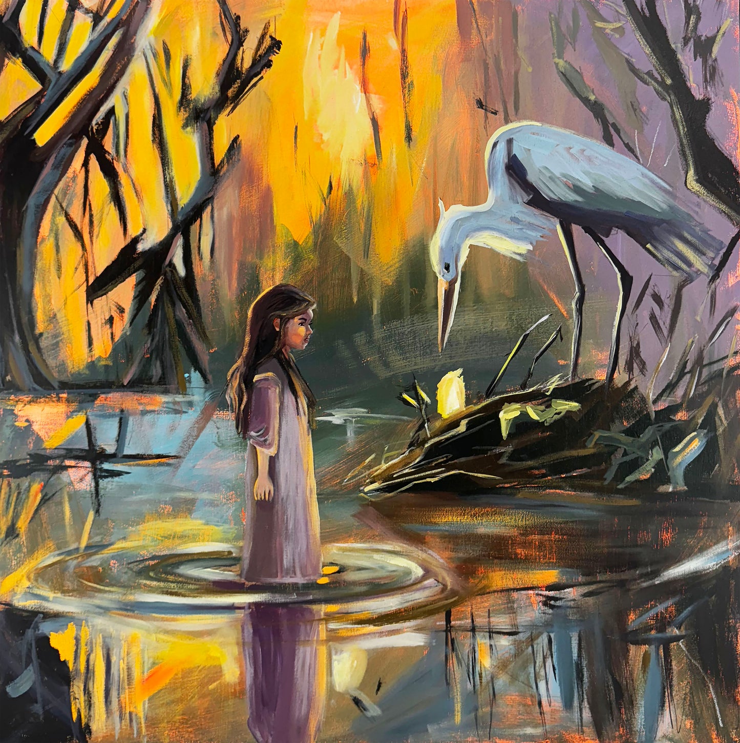 Sanctum (Painted Print)