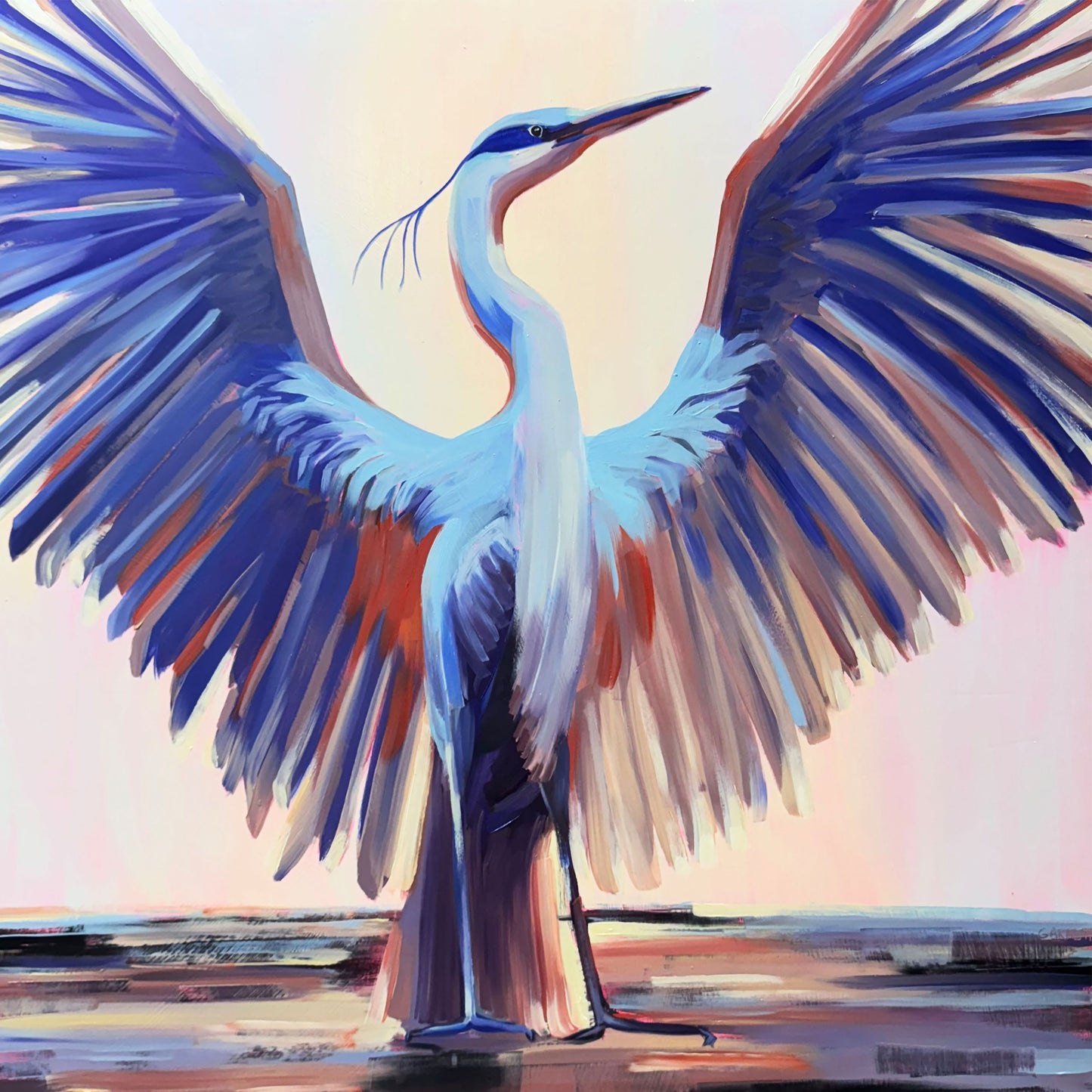 Taking Flight (Painted Print)