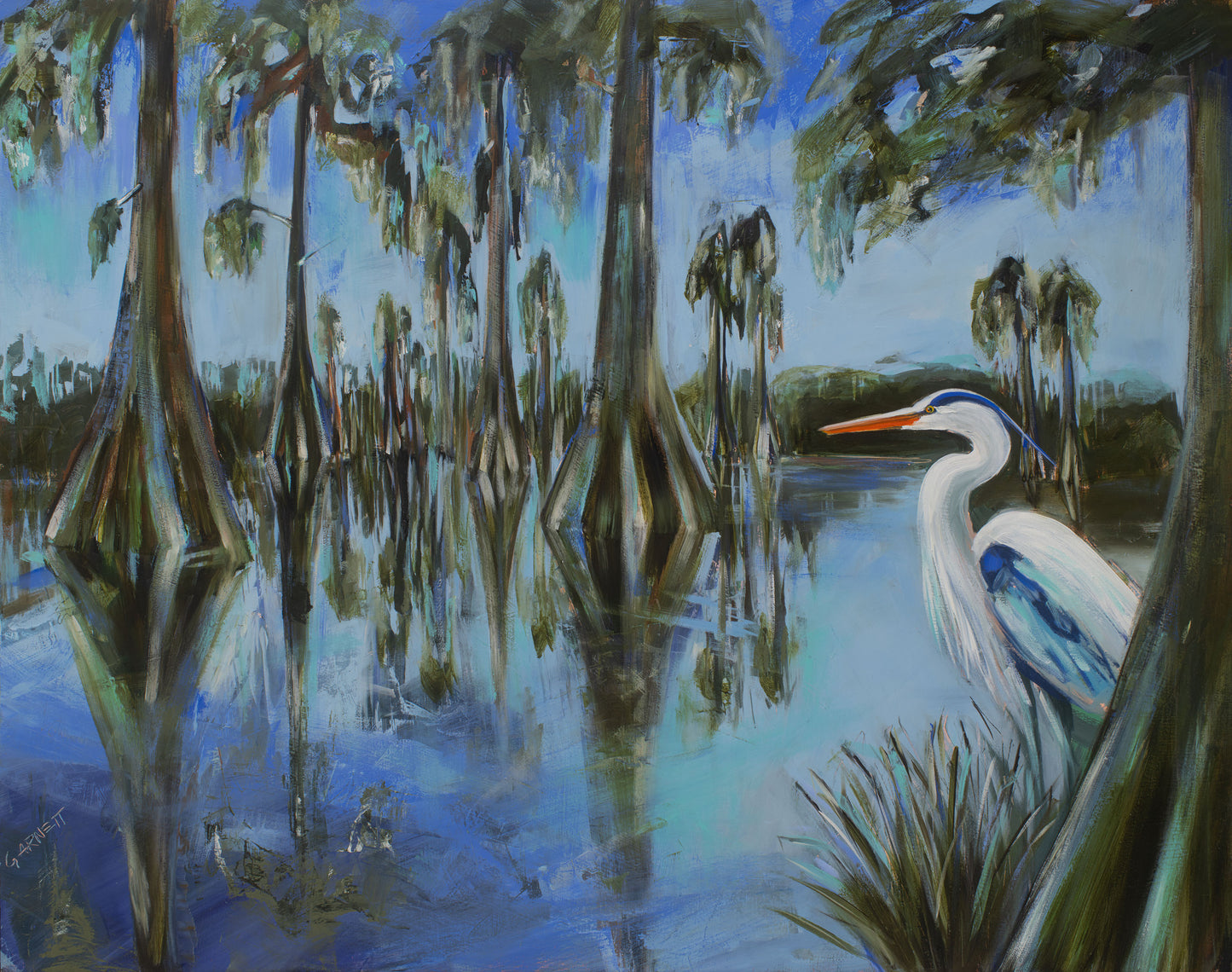 The Watcher (Painted Print)