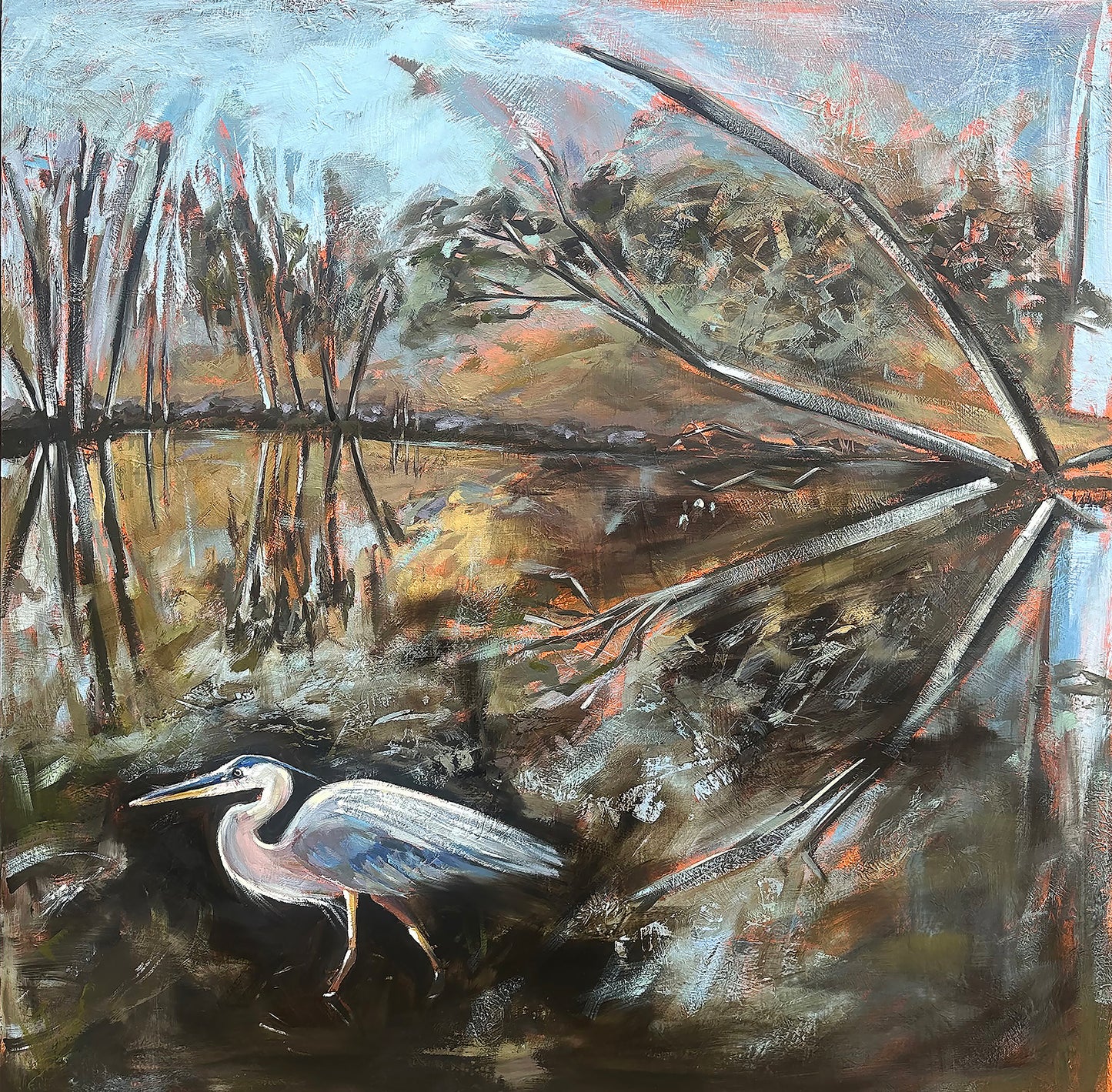 To Be Still (Painted Print)