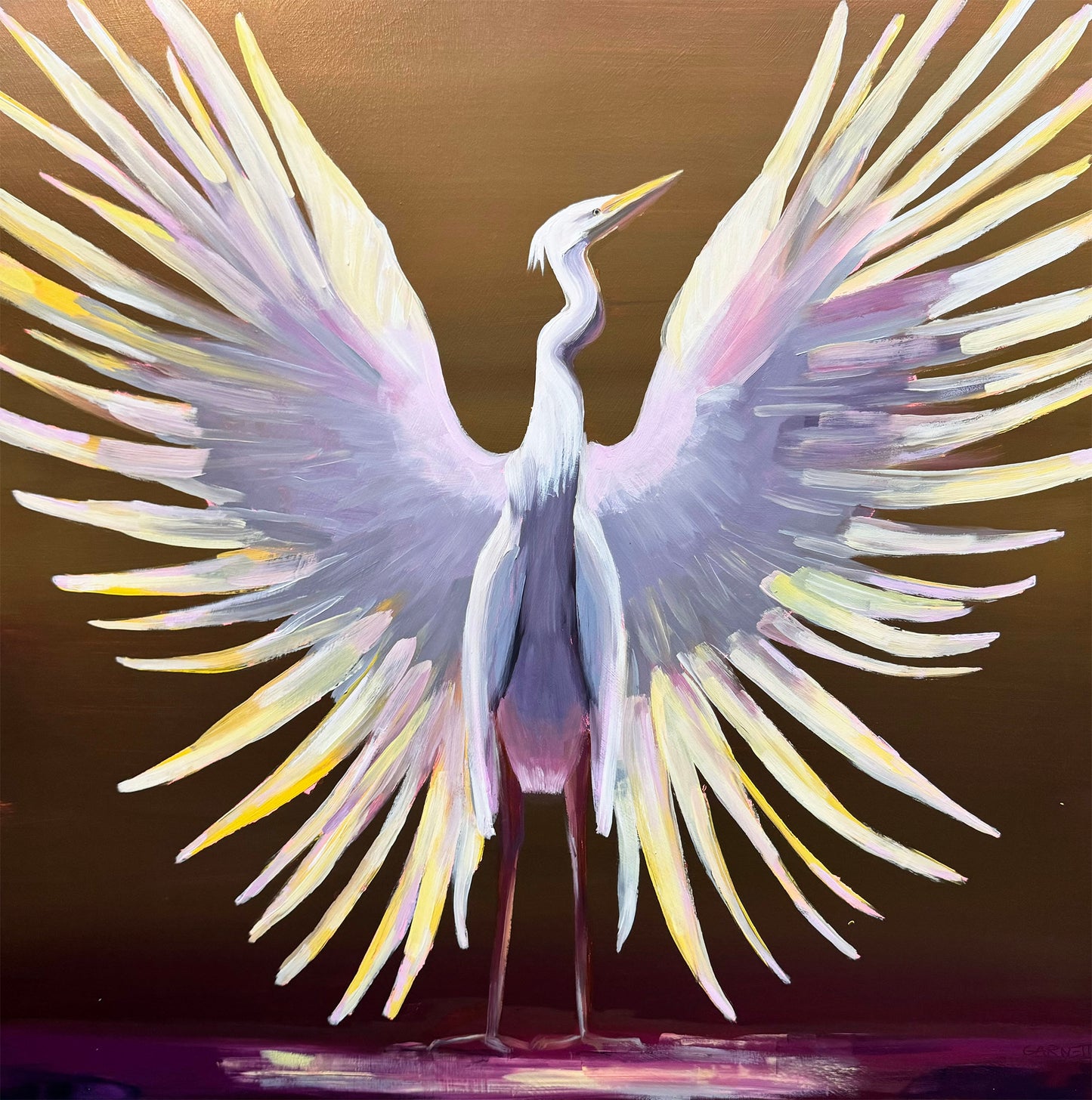 Wings of Ascension (Painted Print)