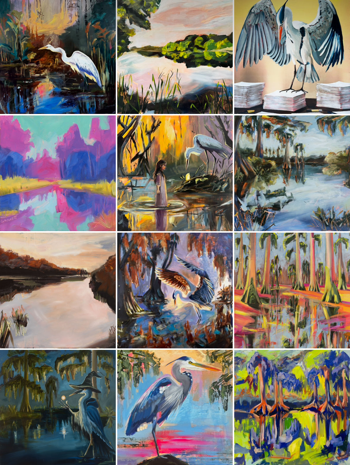 2026 Garnett Art Calendar + Acrylic Frame Display