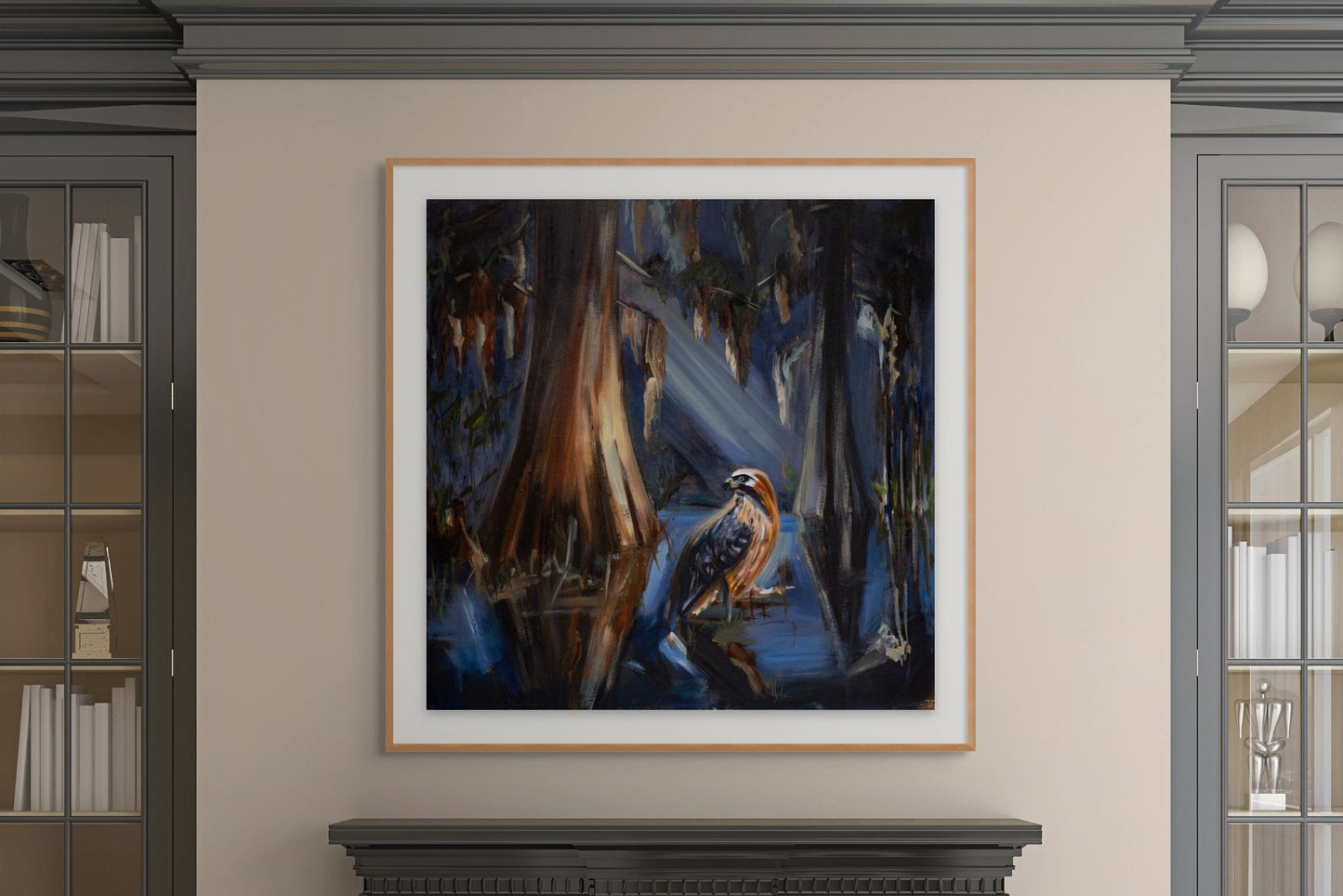 Eternal Eye (painted print)
