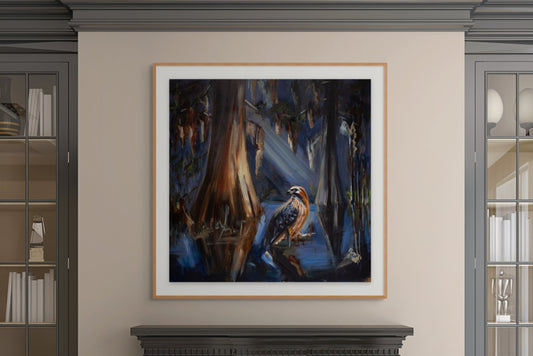 Eternal Eye (painted print)