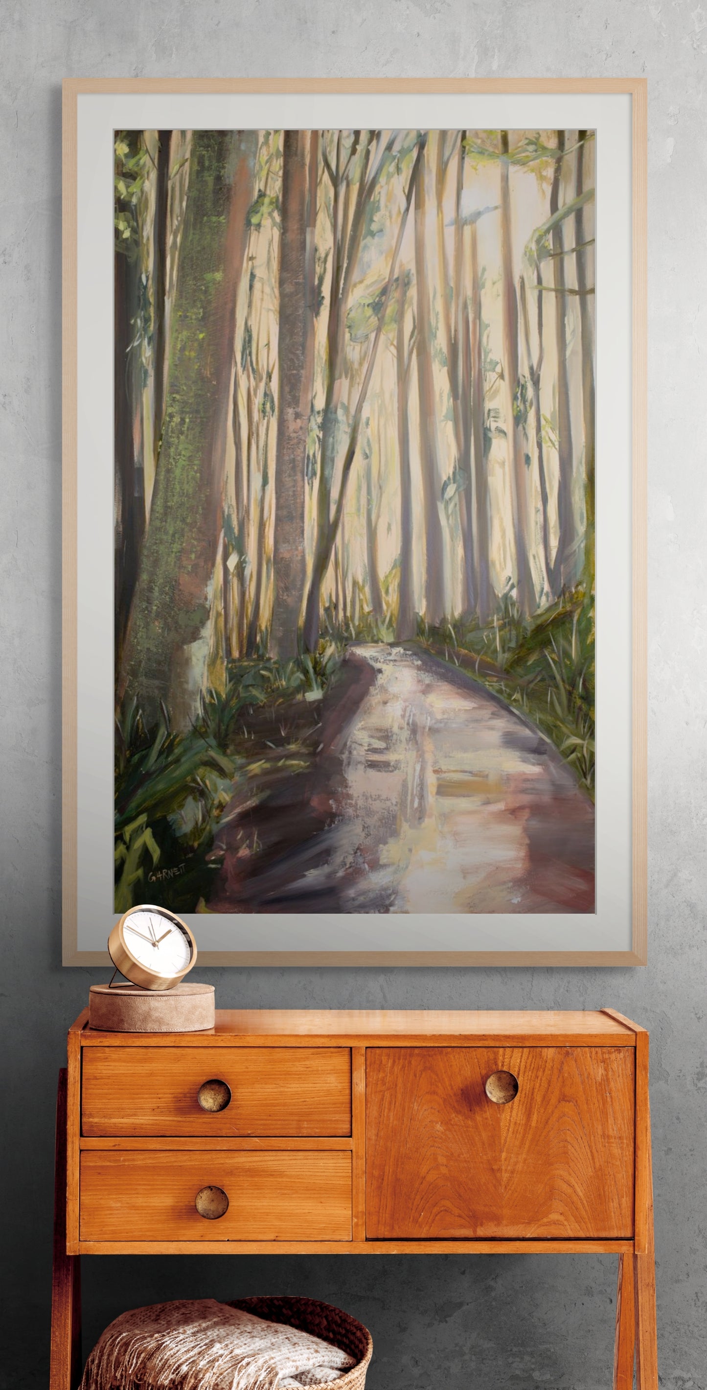 The Clearing (painted print)