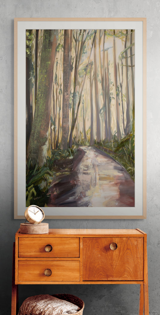 The Clearing (painted print)